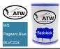 Preview: MG, Pageant Blue, BLVC224: 500ml Lackdose, von ATW Autoteile West.